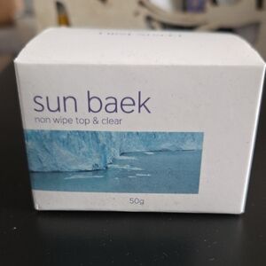 Sun Baek Non Wipe Top & Clear 50g